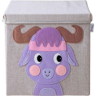Lifeney Förvaringslåda med lock - Brun - 33x33x33cm Lifeney Förvaringslåda med lock - Brun - 33x33x33cm