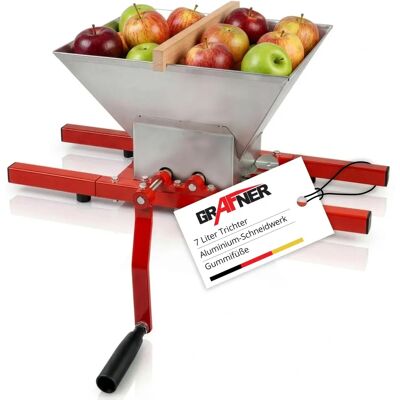 Grafner - B0B7NHNRVH - Trémie 7 L - Rouleau en aluminium moulé -Extracteur - Publicité Grafner - B0B7NHNRVH - Trémie 7 L - Rouleau en aluminium moulé -Extracteur - Publicité