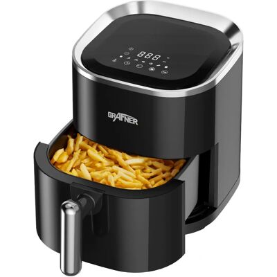 Grafner HF11138 - Noir - Friteuse à air chaud - Publicité Grafner HF11138 - Noir - Friteuse à air chaud - Publicité