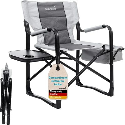 Skandika Tepsa Campingstuhl mit Tisch - Unterstützt 150kg Skandika Tepsa Campingstuhl mit Tisch - Unterstützt 150kg