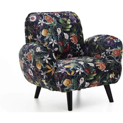 ATLANTIC HOME COLLECTION Ben Lila Samtstoff Sessel - Sessel ATLANTIC HOME COLLECTION Ben Lila Samtstoff Sessel - Sessel