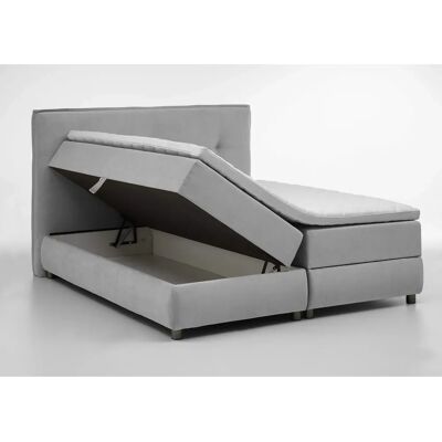 ATLANTIC HOME COLLECTION Tilo - 160x200cm, hellgrau, Komplettbett ATLANTIC HOME COLLECTION Tilo - 160x200cm, hellgrau, Komplettbett