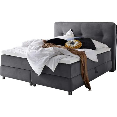 ATLANTIC HOME COLLECTION Tilo Grau Boxspringbett - Bett ATLANTIC HOME COLLECTION Tilo Grau Boxspringbett - Bett
