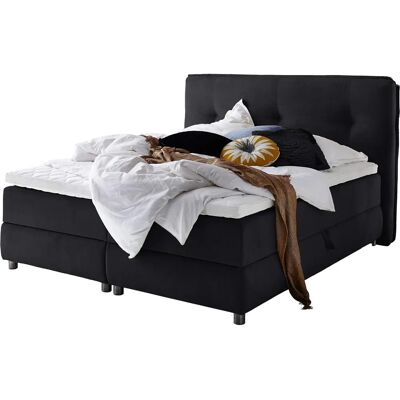 ATLANTIC HOME COLLECTION Tilo - 200x200cm, schwarz, mit Stauraum, H2, Polyester ATLANTIC HOME COLLECTION Tilo - 200x200cm, schwarz, mit Stauraum, H2, Polyester
