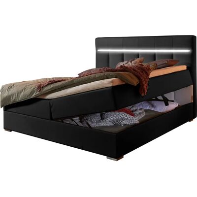 ATLANTIC HOME COLLECTION Tessa - Kunstleder, Jersey, LED - Boxbett ATLANTIC HOME COLLECTION Tessa - Kunstleder, Jersey, LED - Boxbett