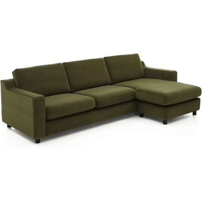 Leonique Luka L-Form Samtvelours Sofa - Sofa Leonique Luka L-Form Samtvelours Sofa - Sofa