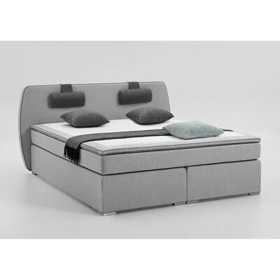 ATLANTIC HOME COLLECTION Rex Grau Boxspringbett - Schlafzimmermöbel ATLANTIC HOME COLLECTION Rex Grau Boxspringbett - Schlafzimmermöbel