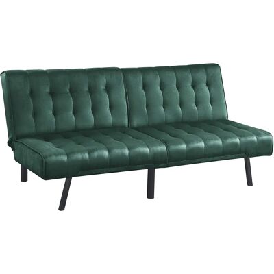 Atlantik Grünes Samtvelours 2-Sitzer Sofa mit Rückenfunktion - Sofa Atlantik Grünes Samtvelours 2-Sitzer Sofa mit Rückenfunktion - Sofa