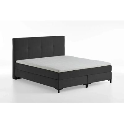 ATLANTIC HOME COLLECTION Romy - Größe 180x200cm, Grau, Metallrahmen - Boxspringbett ATLANTIC HOME COLLECTION Romy - Größe 180x200cm, Grau, Metallrahmen - Boxspringbett