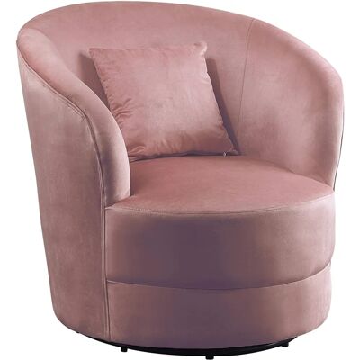 ATLANTIC HOME COLLECTION Colin Samtvelours Dreharmlehnen Sessel - Sessel ATLANTIC HOME COLLECTION Colin Samtvelours Dreharmlehnen Sessel - Sessel