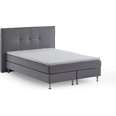 Atlantic Home Collection Barnett Grau 142x208cm Boxspringbett Atlantic Home Collection Barnett Grau 142x208cm Boxspringbett