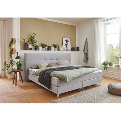 Atlantic Home Collection Barnett - Grau - 182x208cm - Boxspringbett Atlantic Home Collection Barnett - Grau - 182x208cm - Boxspringbett