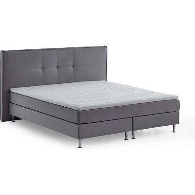 Atlantic Home Collection Barnett Grau 202x208cm Boxspringbett - Komplettbett Atlantic Home Collection Barnett Grau 202x208cm Boxspringbett - Komplettbett