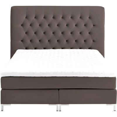 ATLANTIC HOME COLLECTION Ronja - Samtvelours, Bonnell-Federkern - Boxspringbett ATLANTIC HOME COLLECTION Ronja - Samtvelours, Bonnell-Federkern - Boxspringbett