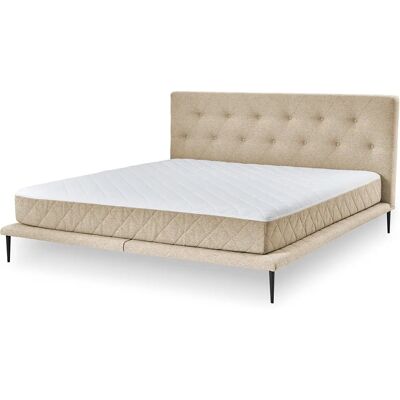 Letto contenitore Atlantic Home Collection Palm - 160x200cm, Beige, 25cm di altezza Letto contenitore Atlantic Home Collection Palm - 160x200cm, Beige, 25cm di altezza