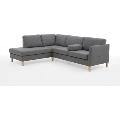 ATLANTIC HOME COLLECTION Mailo L-Form Grau Sofa - Ecksofa ATLANTIC HOME COLLECTION Mailo L-Form Grau Sofa - Ecksofa