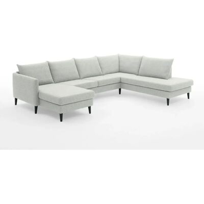 ATLANTIC HOME COLLECTION Rekvik U-Form Sofa - Hellgrau Wohnlandschaft ATLANTIC HOME COLLECTION Rekvik U-Form Sofa - Hellgrau Wohnlandschaft