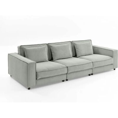 ATLANTIC HOME COLLECTION Valan Sofa - Wellenunterfederung, lose Kissen, hergestellt in Europa ATLANTIC HOME COLLECTION Valan Sofa - Wellenunterfederung, lose Kissen, hergestellt in Europa