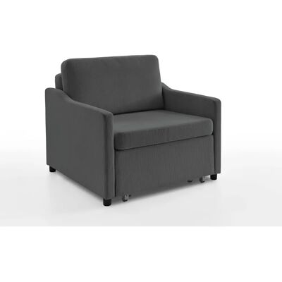 ATLANTIC HOME COLLECTION Anella - Grauer Cord Bezug Sessel mit Schlaffunktion ATLANTIC HOME COLLECTION Anella - Grauer Cord Bezug Sessel mit Schlaffunktion