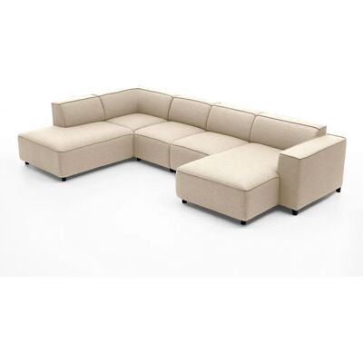 ATLANTIC HOME COLLECTION Bulky U-Form Sofa - U-Form Design ATLANTIC HOME COLLECTION Bulky U-Form Sofa - U-Form Design
