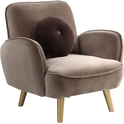 Atlantic Home Collection Ben Samtstoff Sessel - Sessel Atlantic Home Collection Ben Samtstoff Sessel - Sessel
