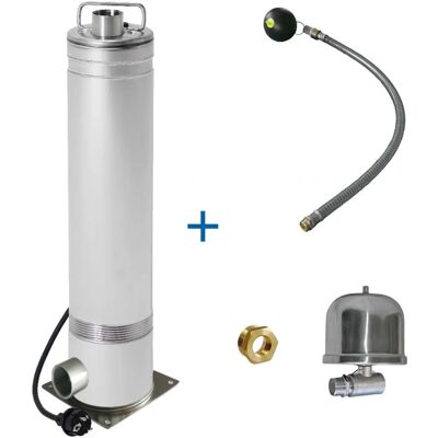 Ewuaqua Tauchdruckpumpe Inox 6-60 plus L mit schwarzer Entnahme - Submersible Pressure Pump Ewuaqua Tauchdruckpumpe Inox 6-60 plus L mit schwarzer Entnahme - Submersible Pressure Pump