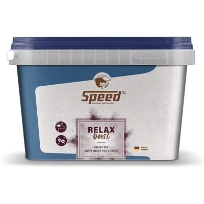 Speed Horse Care - Relax Boost 1,5kg - Paardensupplement - Ondersteunt ontspanning & gewrichten Speed Horse Care - Relax Boost 1,5kg - Paardensupplement - Ondersteunt ontspanning & gewrichten