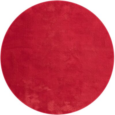 MERINOS Loft 37 Teppich - Ø 120/200cm, 16/19mm, rot - Teppich MERINOS Loft 37 Teppich - Ø 120/200cm, 16/19mm, rot - Teppich