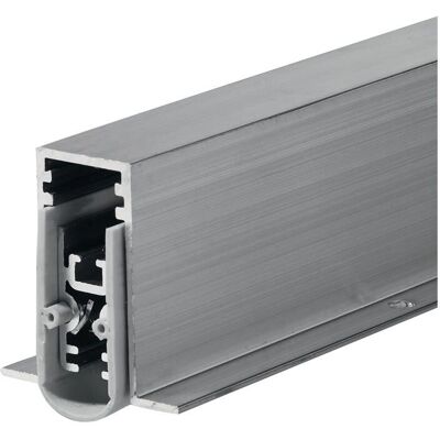 Ellen - EllenMatic Soundproof Omega - Plateado - Cola de puerta Ellen - EllenMatic Soundproof Omega - Plateado - Cola de puerta