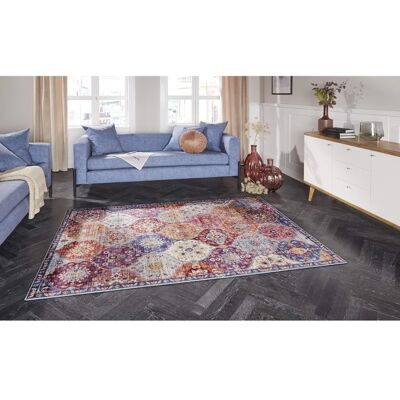 ELLE DECORATION Kashmir Ghom Teppich - Vintage, Bunt, 160x230cm - Teppich ELLE DECORATION Kashmir Ghom Teppich - Vintage, Bunt, 160x230cm - Teppich