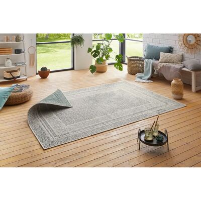HOME AFFAIRE Bernard Dubbelzijdige Vloerkleed - Beige (Crème, Groen) - 120x170cm HOME AFFAIRE Bernard Dubbelzijdige Vloerkleed - Beige (Crème, Groen) - 120x170cm