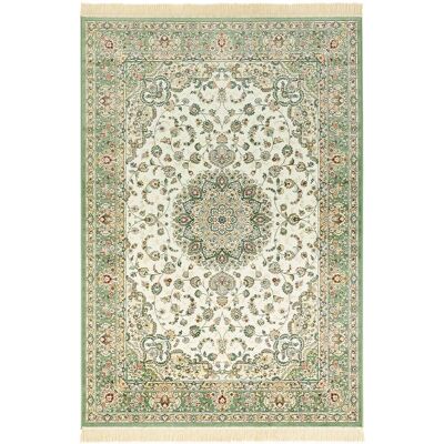 Nouristan Antik Nain Green Rug - Oriental Nouristan Antik Nain Green Rug - Oriental