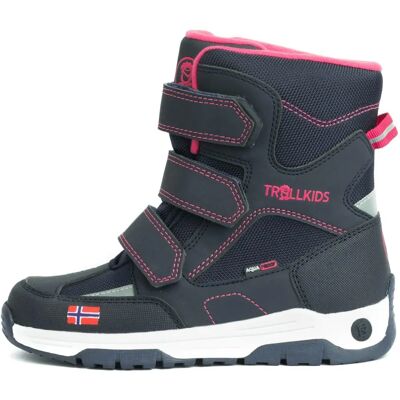 Zimowe Botki Trollkids Lofoten - Wodoszczelne i Oddychające - Niebieskie Zimowe Botki Trollkids Lofoten - Wodoszczelne i Oddychające - Niebieskie