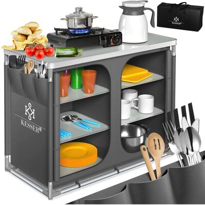 KESSER Camping-Küche Aluminiumrahmen Kompakt - Campingmöbel KESSER Camping-Küche Aluminiumrahmen Kompakt - Campingmöbel