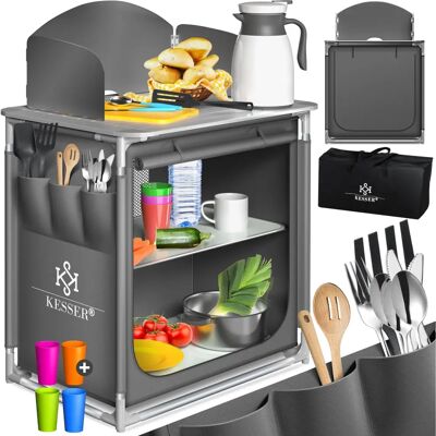 KESSER - Camping-Schrank - Aluminiumrahmen - Transporttasche KESSER - Camping-Schrank - Aluminiumrahmen - Transporttasche