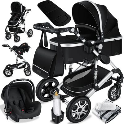 KESSER Loops 3-in-1 Kinderwagen - Komplett mit Tragetasche, Sportsitz, Autositz KESSER Loops 3-in-1 Kinderwagen - Komplett mit Tragetasche, Sportsitz, Autositz