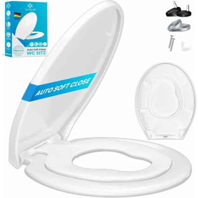 KESSER WC-Sitz mit Soft-close Schnellverschluss - WC Sitz KESSER WC-Sitz mit Soft-close Schnellverschluss - WC Sitz