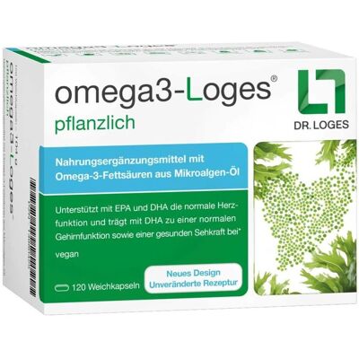 Dr. Loges + Co. GmbH Omega3-Loges pflanzlich Kapseln - Nahrungsergänzung Dr. Loges + Co. GmbH Omega3-Loges pflanzlich Kapseln - Nahrungsergänzung