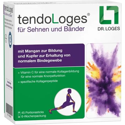 Dr. Loges + Co. GmbH Tendologes für Sehnen und Bänder Portionssticks - Nahrungsergänzungsmittel Dr. Loges + Co. GmbH Tendologes für Sehnen und Bänder Portionssticks - Nahrungsergänzungsmittel