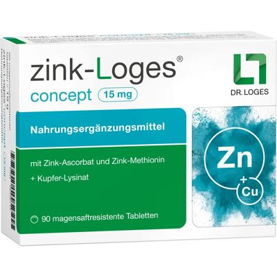 Loges Zink-Loges Konzept 15 mg Magensaftresistent Tabletten - Nahrungsergänzung Loges Zink-Loges Konzept 15 mg Magensaftresistent Tabletten - Nahrungsergänzung