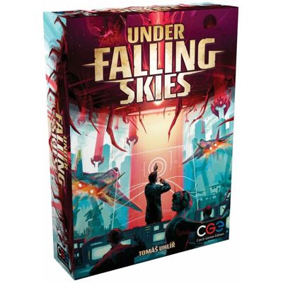 Czech Games Edition Under Falling Skies Jeu de Société - Campagne Solo - Publicité Czech Games Edition Under Falling Skies Jeu de Société - Campagne Solo - Publicité