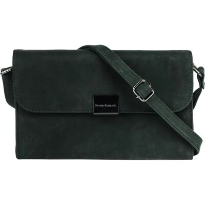 BRUNO BANANI Echtes Leder Unisex Handtasche - 25x15x3cm, Grün BRUNO BANANI Echtes Leder Unisex Handtasche - 25x15x3cm, Grün