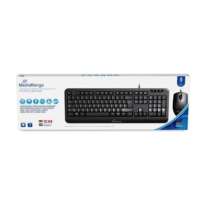 MediaRange Ensemble Clavier et Souris MROS108 - Noir MediaRange Ensemble Clavier et Souris MROS108 - Noir