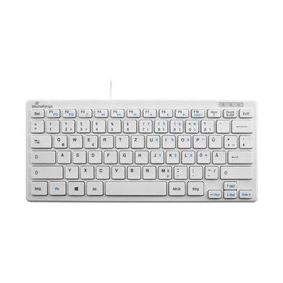 Teclado Inalámbrico MediaRange MROS113 - Blanco QWERTZ Teclado Inalámbrico MediaRange MROS113 - Blanco QWERTZ