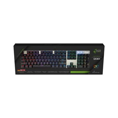 MediaRange MRGS101 Mechanisch Gaming Toetsenbord - RGB, USB, QWERTZ MediaRange MRGS101 Mechanisch Gaming Toetsenbord - RGB, USB, QWERTZ