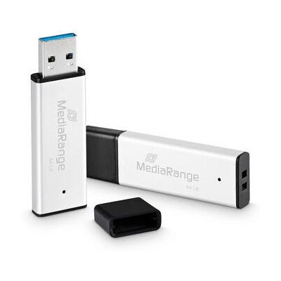 MediaRange MR1901 USB-Stick 64 GB USB Typ-A 3.2 Gen 1 Schwarz, Silber MediaRange MR1901 USB-Stick 64 GB USB Typ-A 3.2 Gen 1 Schwarz, Silber