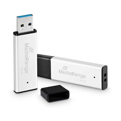MediaRange MR1902 Memoria USB 128 GB Negro Plata MediaRange MR1902 Memoria USB 128 GB Negro Plata