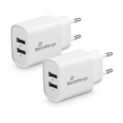 MediaRange MRMA114 12W USB Ladegerät für Smartphone, Tablet - Ladegerät MediaRange MRMA114 12W USB Ladegerät für Smartphone, Tablet - Ladegerät