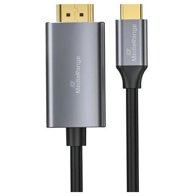 MediaRange - MRCS217 - USB-C zu HDMI - 1.8m - Video Adapterkabel MediaRange - MRCS217 - USB-C zu HDMI - 1.8m - Video Adapterkabel