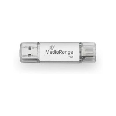 MediaRange MR941-1 Memory Stick - 1 TB, USB-C y USB-A, Plata MediaRange MR941-1 Memory Stick - 1 TB, USB-C y USB-A, Plata